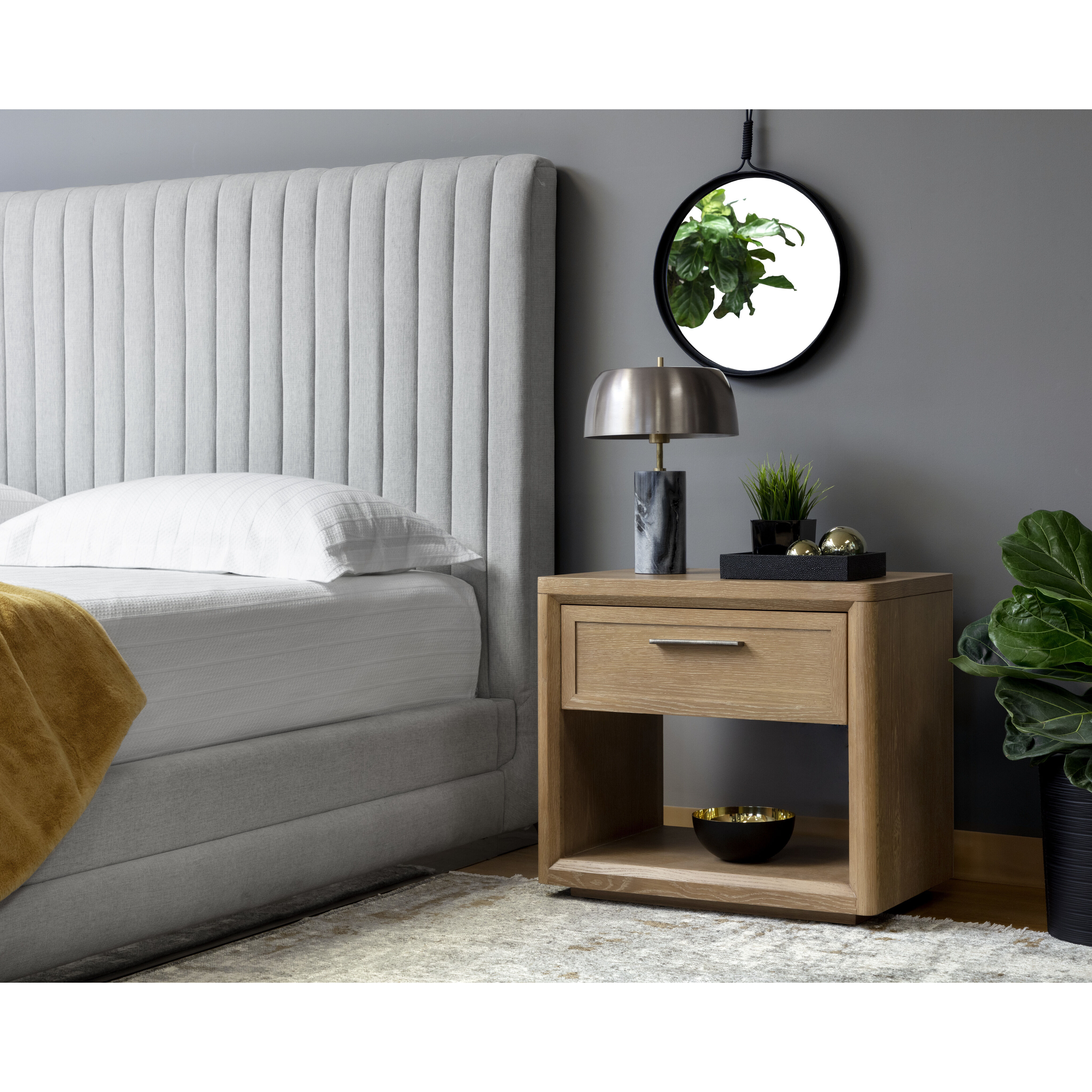 Oakville 26.75 X 24.5 inch Natural Night Stand